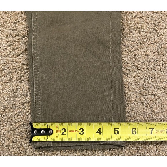RAG‎ & BONE Women's Modele Army Green Coupe Pants Jeans Size 28x29 Actual - Picture 10 of 11